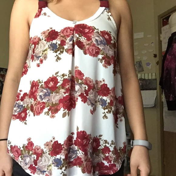 Mudd Floral Tank Top - Picture 1 of 3